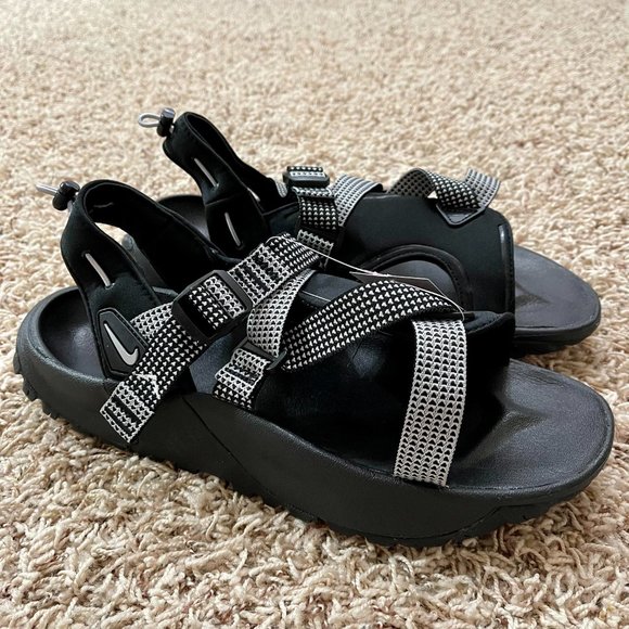 NEW Nike Oneonta Men’s Strap Sandals Shoes Black DJ6604 001, Size 13 (New) - Picture 3 of 8